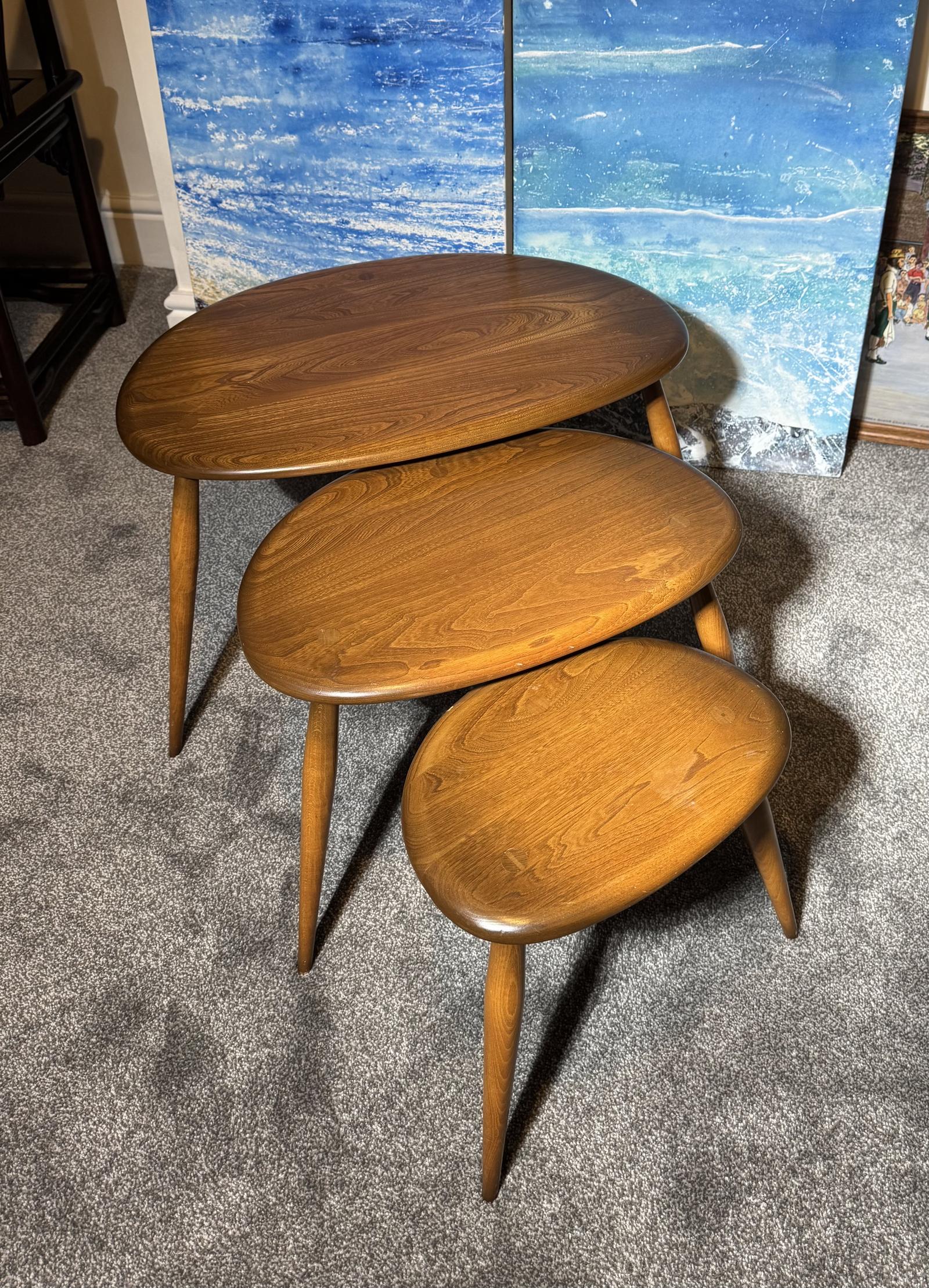 Ercol Pebble Coffee Tables (1 of 5) Ercol Pebble Coffee Tables (1 of 5)