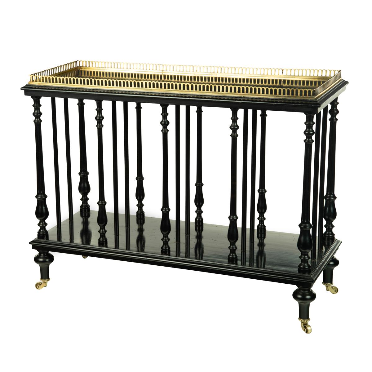 Late Victorian Ebonized Freestanding Folio Stand (1 of 4)