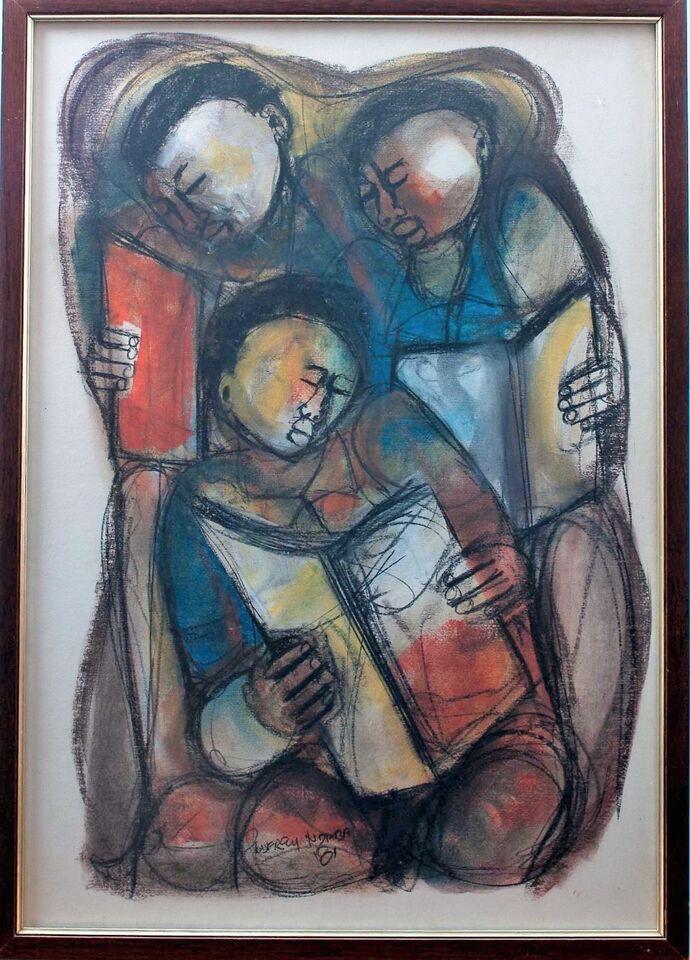 Three Boys Reading by Godfrey Ndabo (1 of 4)