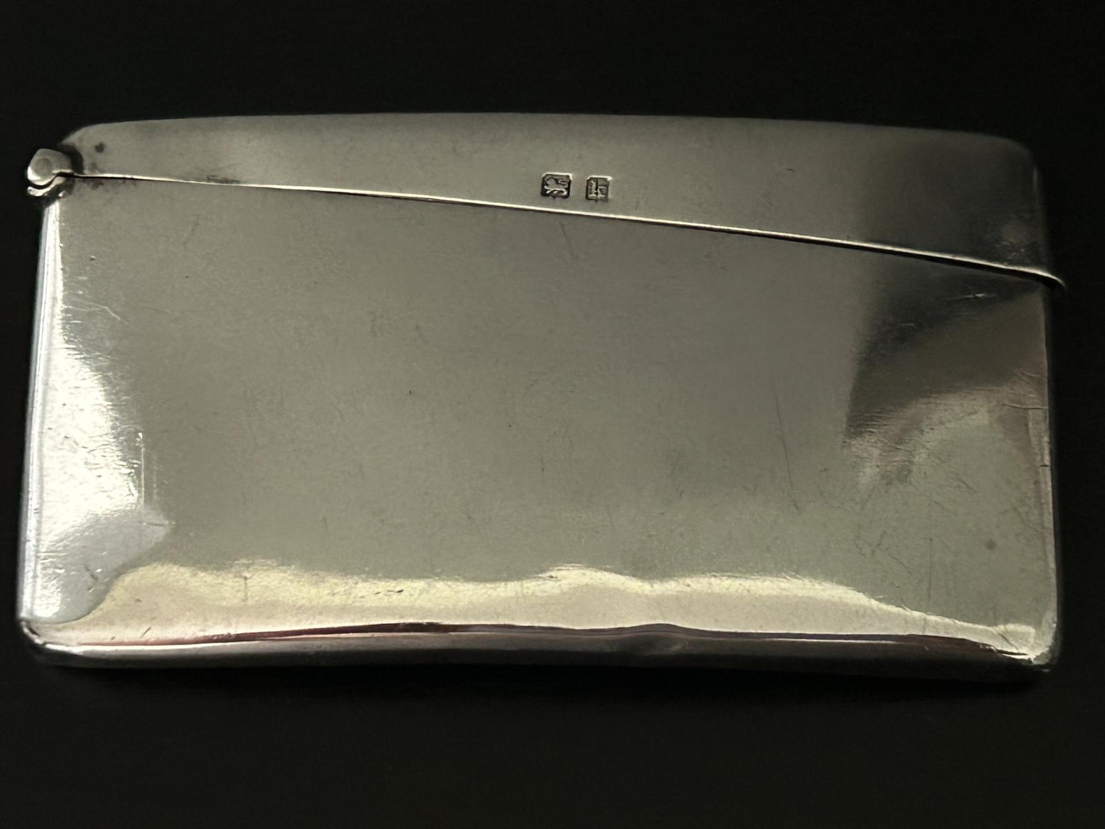 Edward VII Silver Rectangular Curved Card Case Henry Matthews 1909 (1 of 13) Edward VII Silver Rectangular Curved Card Case Henry Matthews 1909 (1 of 13)