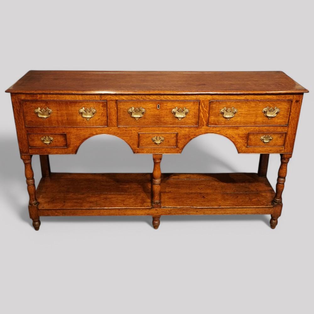 Antique Oak Pot Board Dresser Base (1 of 9)