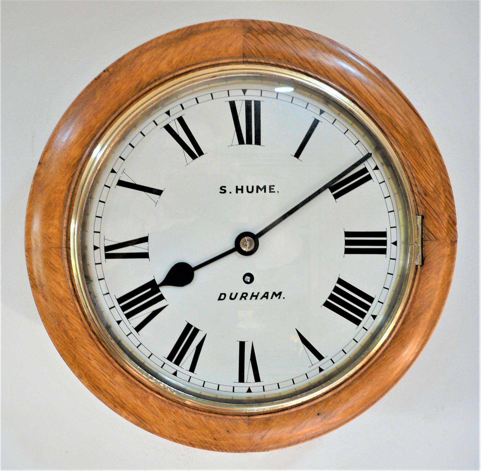 Immaculate 12” English Fusee Dial Timepiece by Samuel Hume (1 of 7) Immaculate 12” English Fusee Dial Timepiece by Samuel Hume (1 of 7)