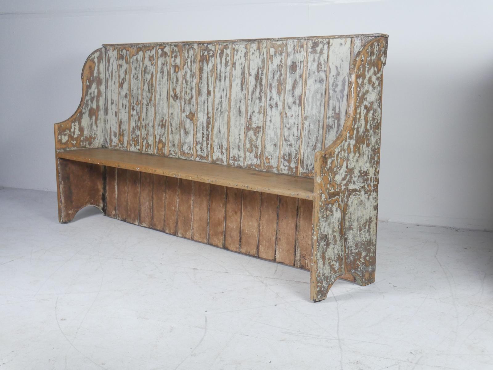 19th Century Pine Bench (1 of 9)