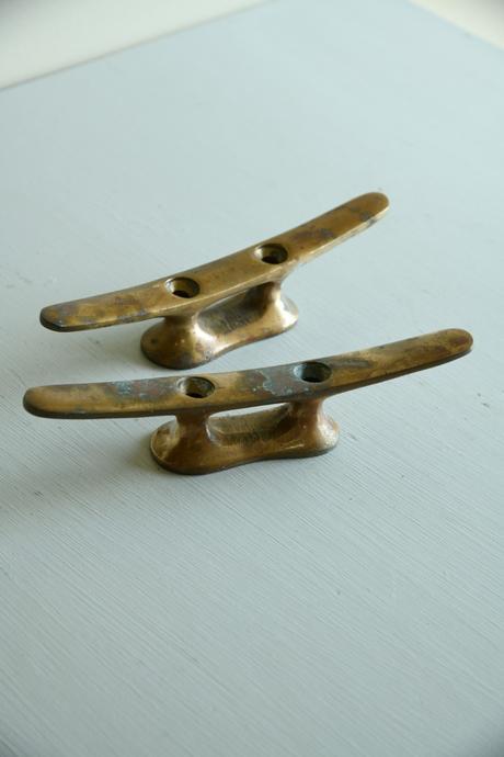 Pair of Copper Mooring Cleats (1 of 11) Pair of Copper Mooring Cleats (1 of 11)