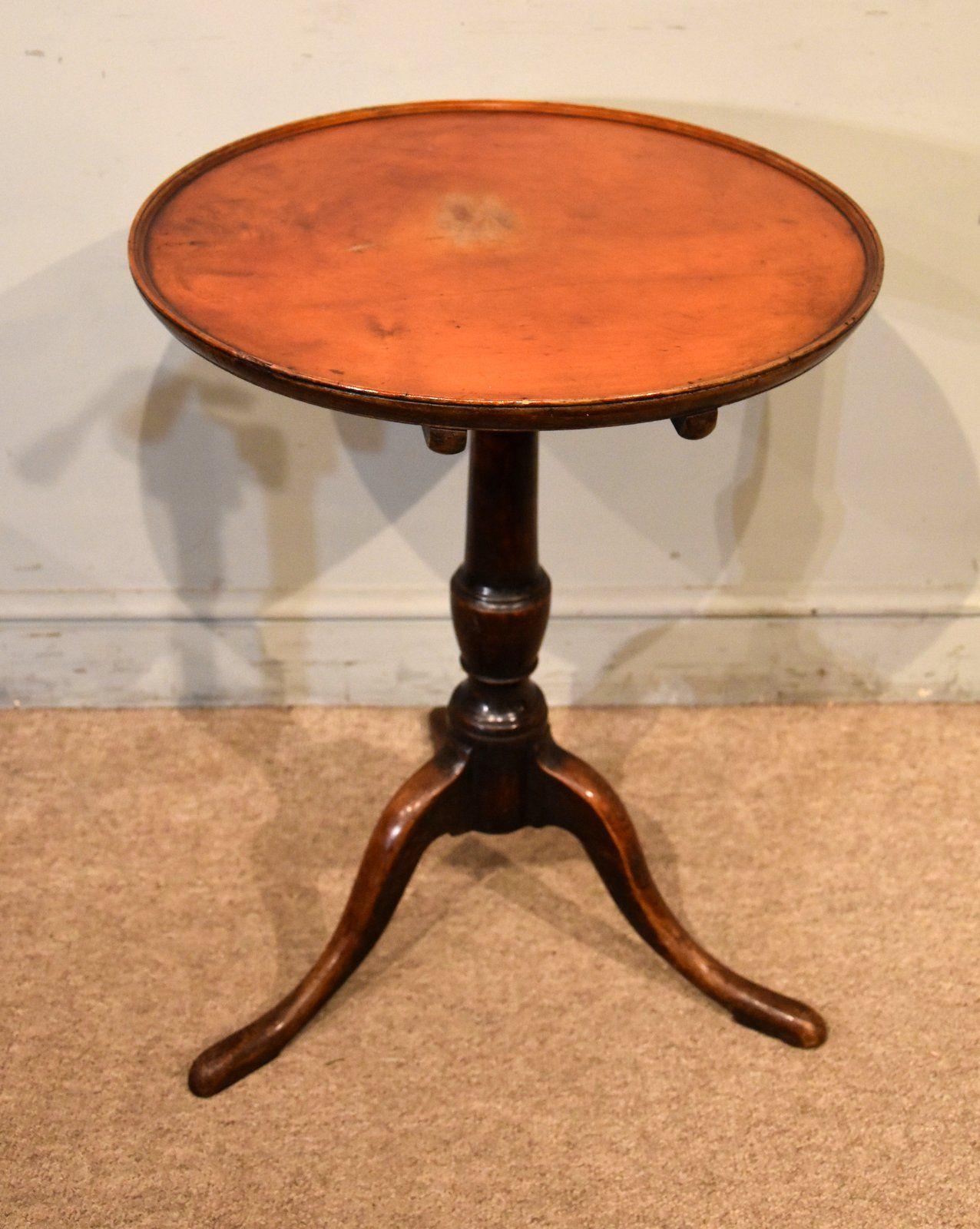 George III Oak Fruitwood Tripod Table (1 of 6)