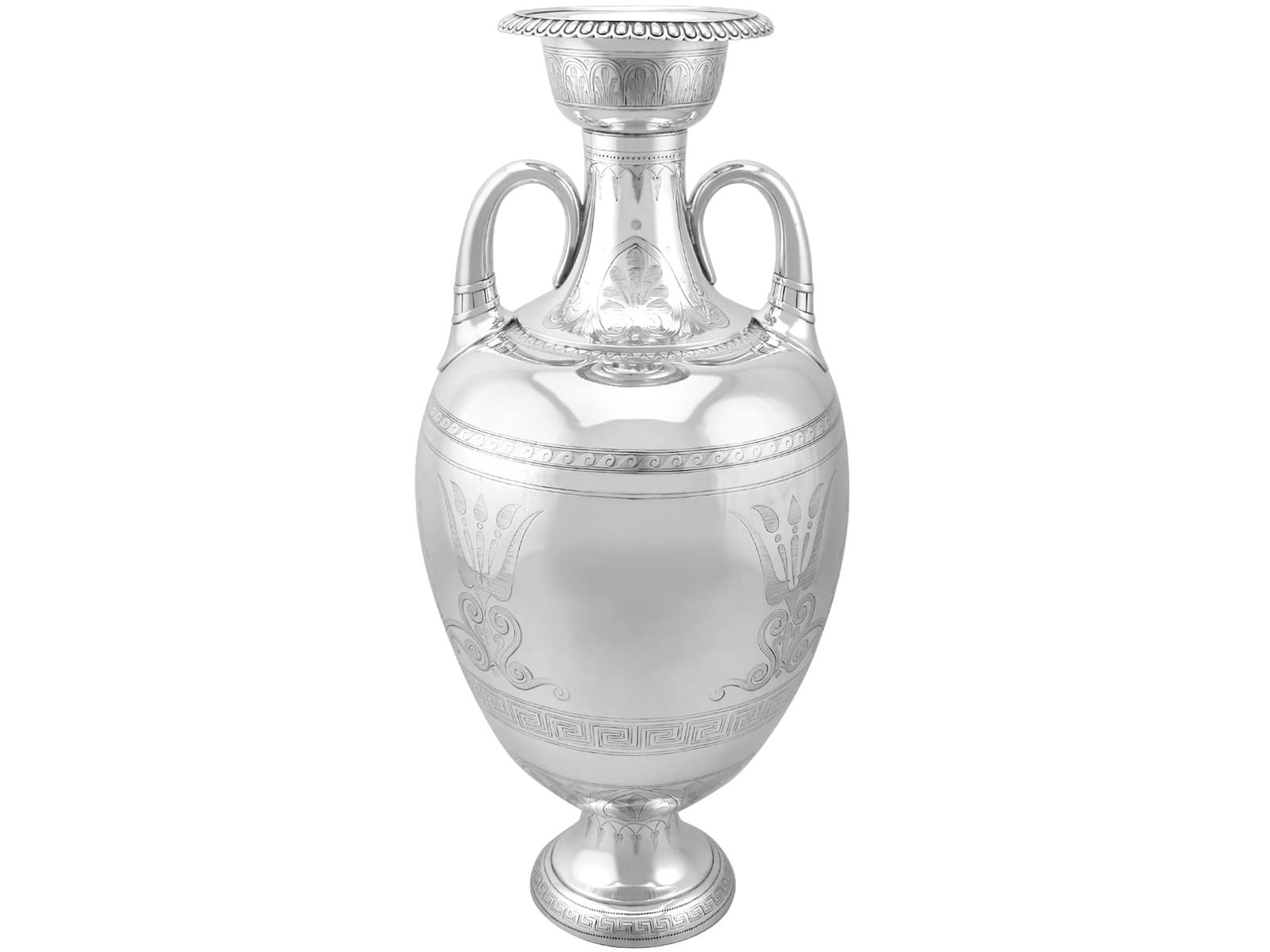 Antique Victorian Sterling Silver Vase by Robert Hennell IV (1 of 9)