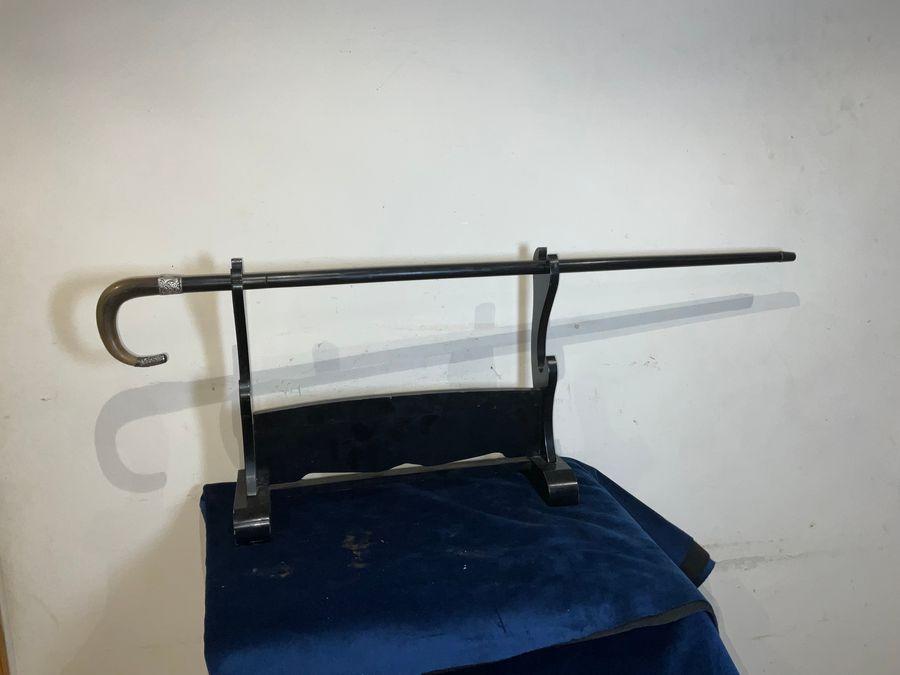 Horn Handled Gentleman’s Walking Stick Sword Stick (1 of 19)