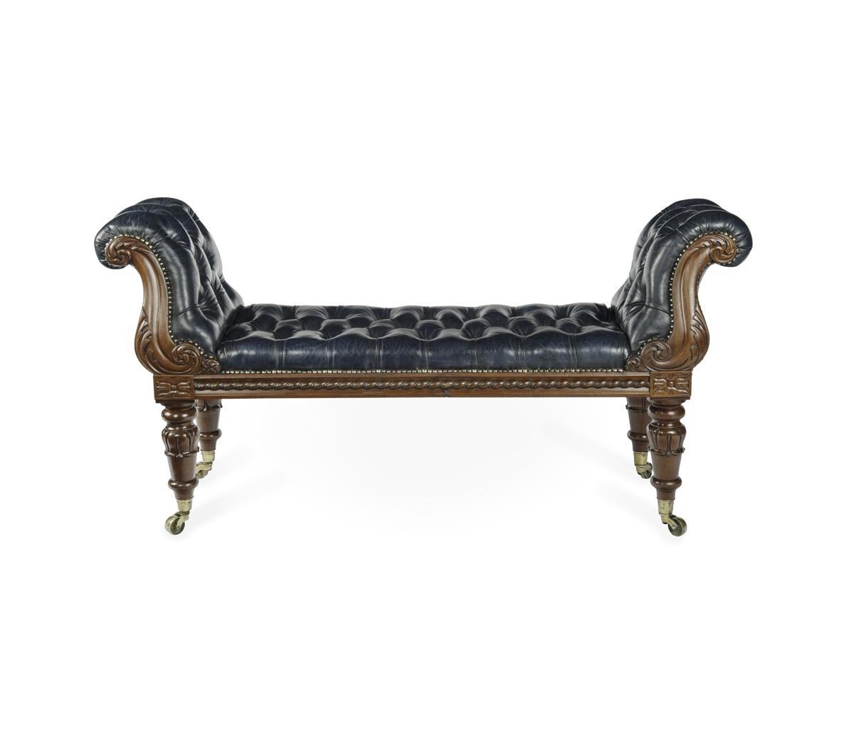 William Mahogany Bench Seat (1 of 6)