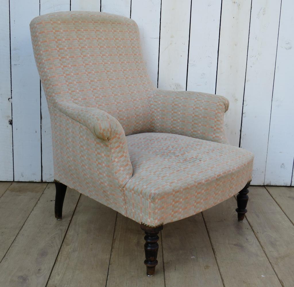 Antique High Back French Napoleon III Armchair (1 of 8) Antique High Back French Napoleon III Armchair (1 of 8)