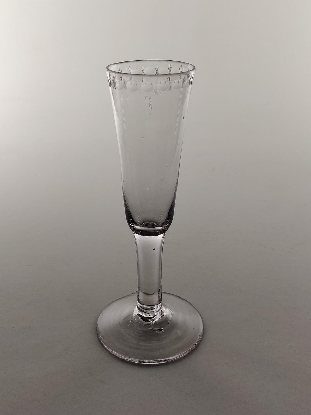 Antique Ale Flute Glass (1 of 9)