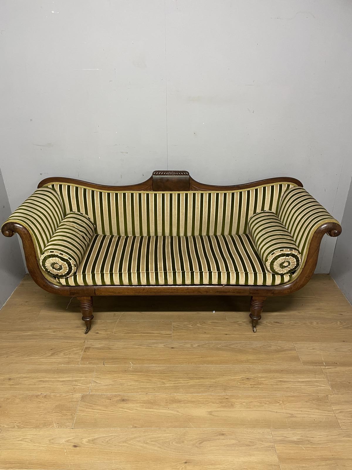 Regency Mahogany Scroll End Sofa Circa 1820 (1 of 12)