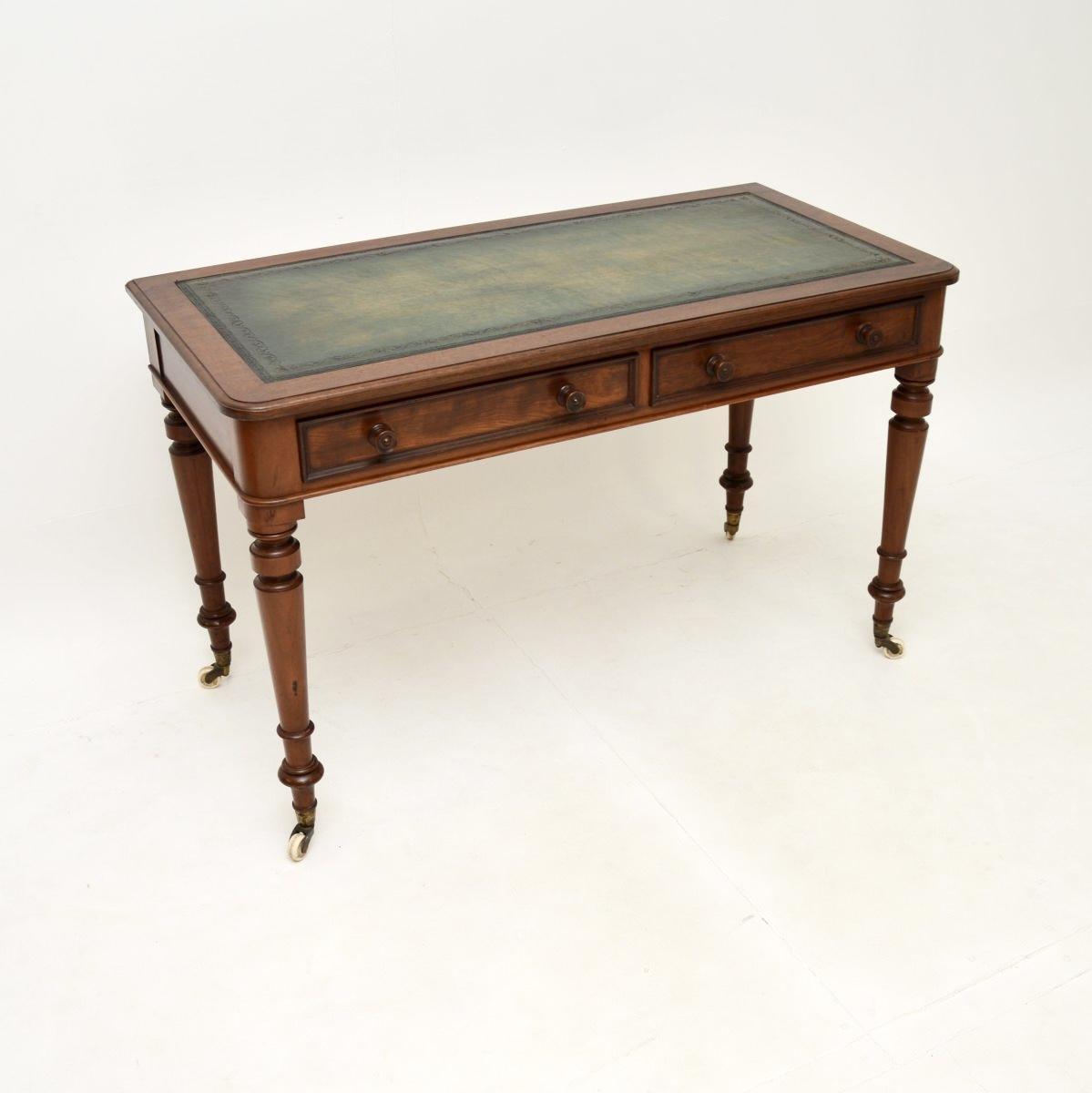 Antique Victorian Mahogany Writing Table / Desk (1 of 9) Antique Victorian Mahogany Writing Table / Desk (1 of 9)