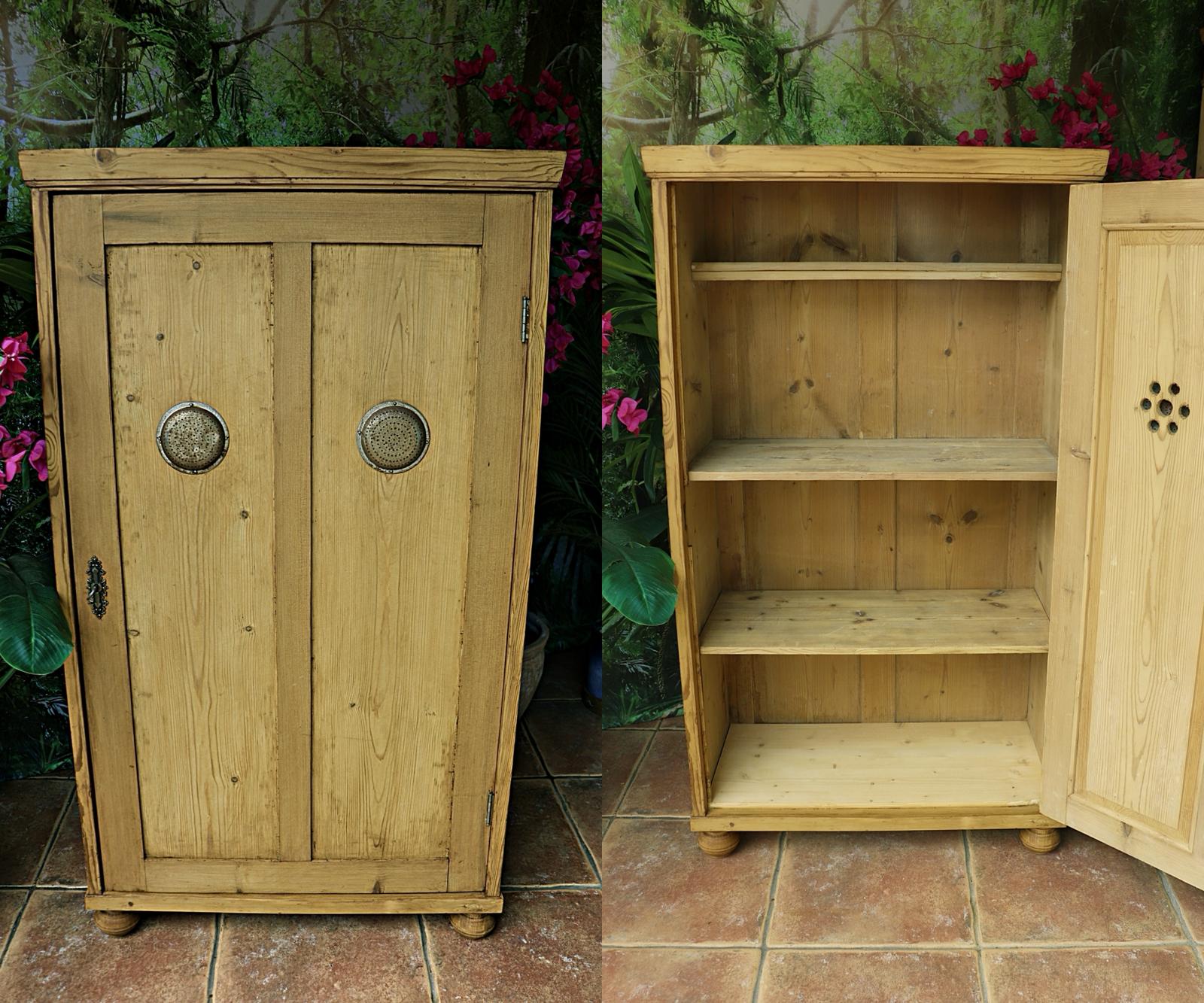 Superb! Old Pine Vented Cupboard-linen/ Larder/ Office/ Bathroom (1 of 11) Superb! Old Pine Vented Cupboard-linen/ Larder/ Office/ Bathroom (1 of 11)
