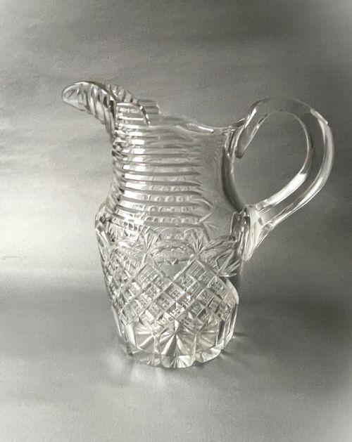 Lovely Georgian Revival Cut Glass Water Jug (1 of 6)