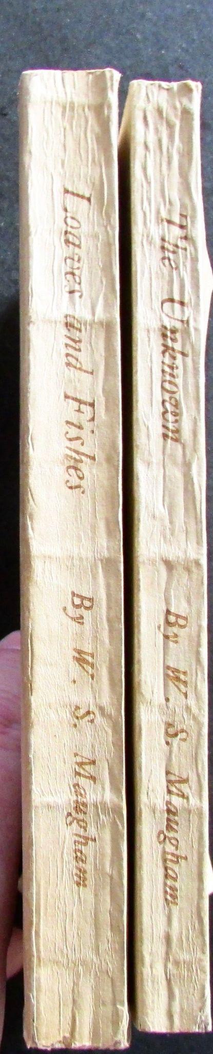 1920 & 1924 The Plays of W S Maugham The Unknown + Loaves & Fishes 1st Editions (1 of 4)