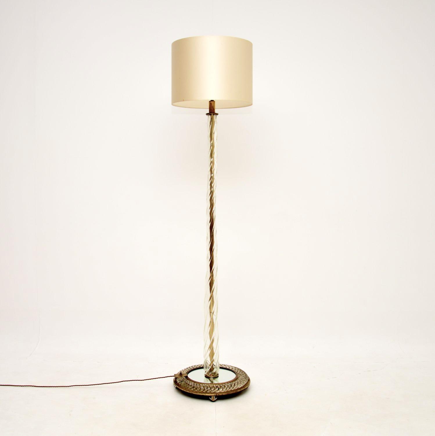 Vintage Italian Murano Glass Floor Lamp (1 of 11)