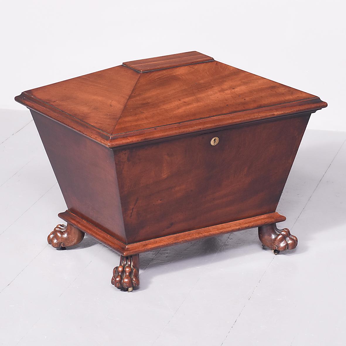 George III Mahogany Wine Cooler (1 of 8)