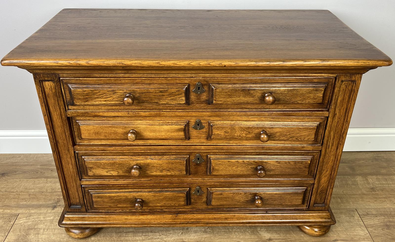 Chest of Drawers Vintage French Style Oak 4 Drawers Carved Cabinet (1 of 12) Chest of Drawers Vintage French Style Oak 4 Drawers Carved Cabinet (1 of 12)