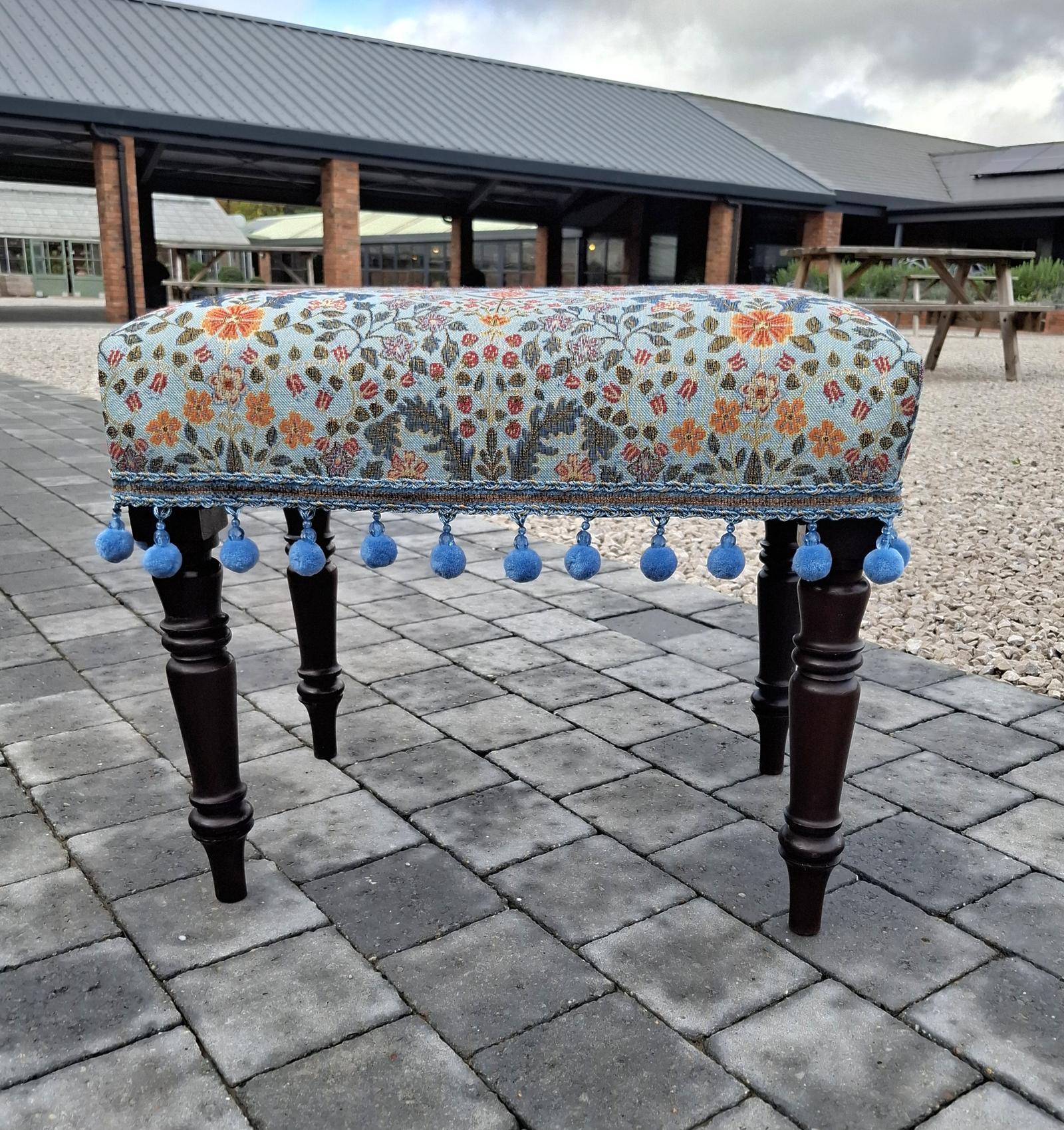 Victorian Rosewood Stool (1 of 3)