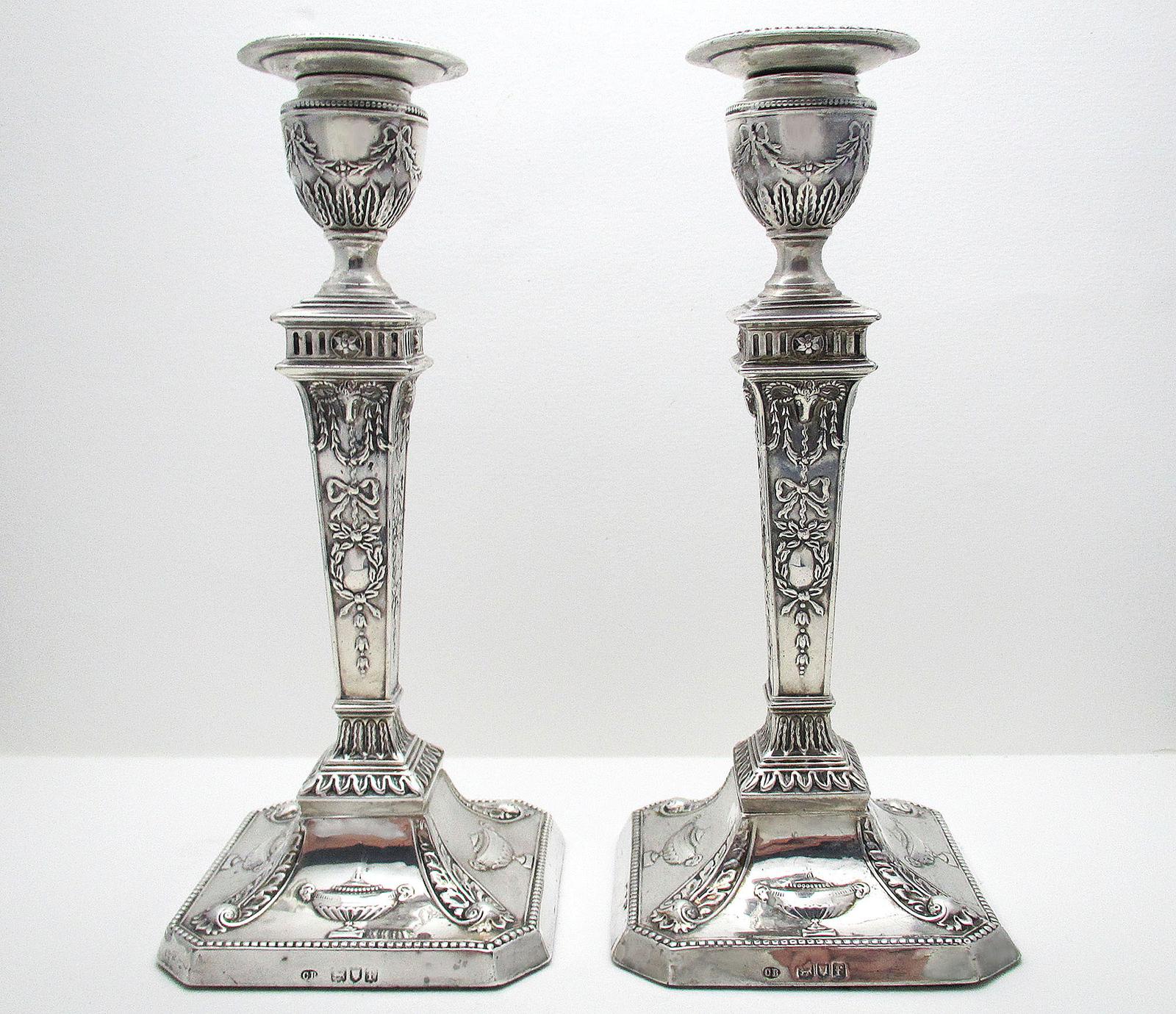 Pair of Antique English Sterling Silver Victorian Adams Style Rams Heads Candlesticks (1 of 11) Pair of Antique English Sterling Silver Victorian Adams Style Rams Heads Candlesticks (1 of 11)