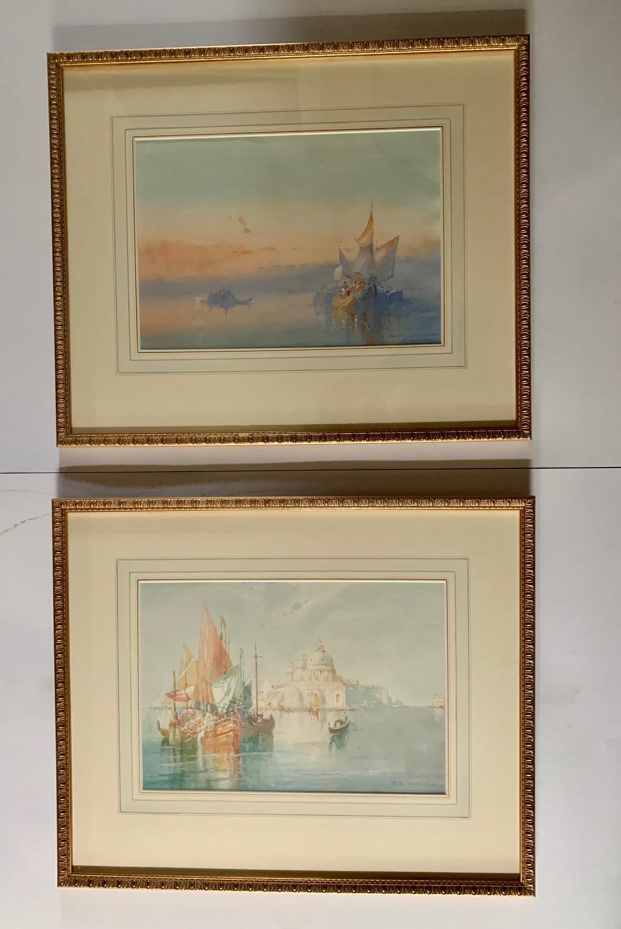 William Knox - Pair of Watercolours of Venice (2) (1 of 5) William Knox - Pair of Watercolours of Venice (2) (1 of 5)