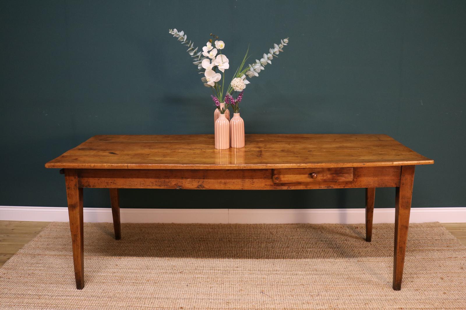 French Fruitwood Farmhouse Table (1 of 9)