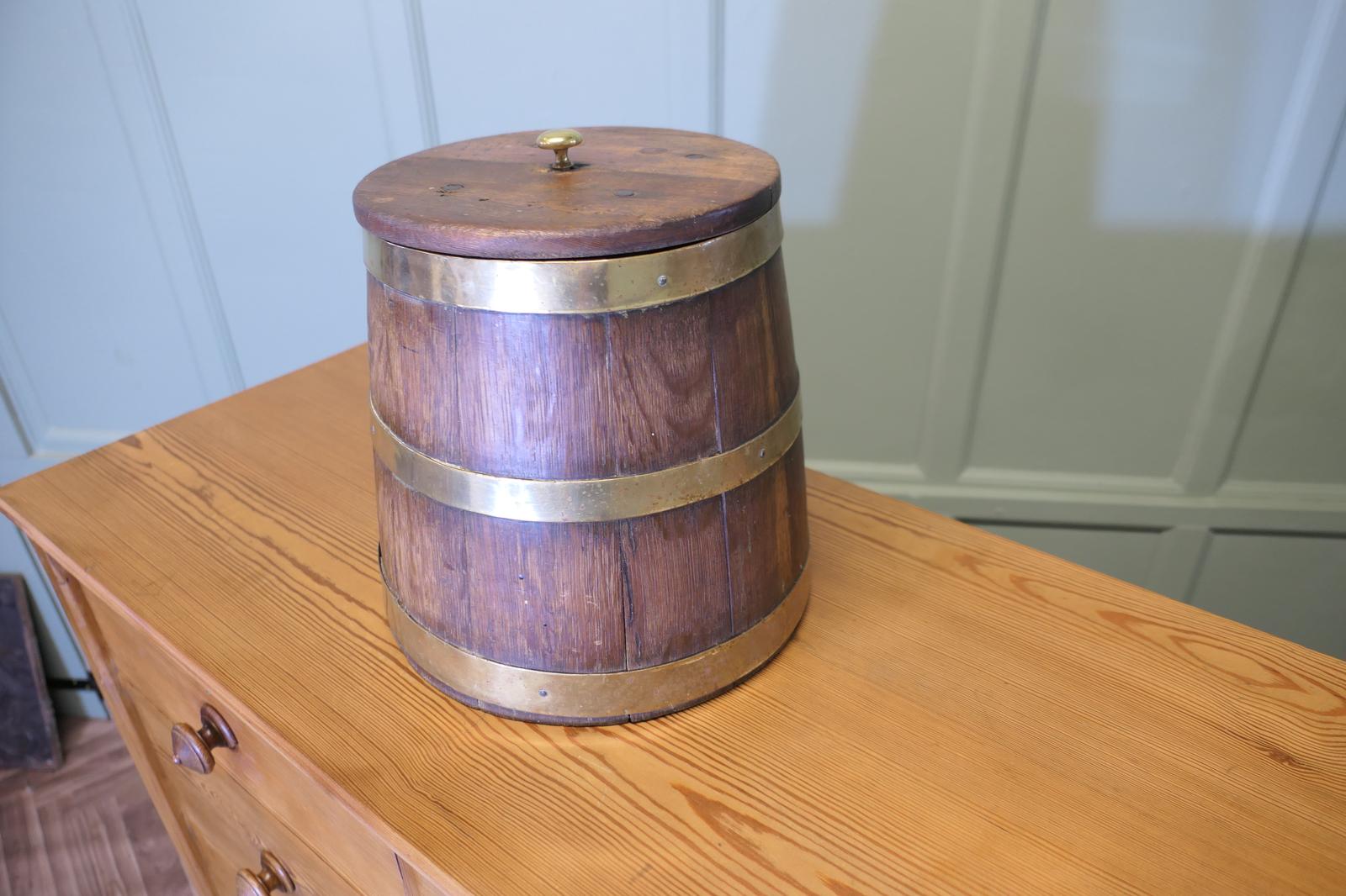 “Grog Tub”, Oak and Brass Sailor’s Rum Barrel (1 of 6) “Grog Tub”, Oak and Brass Sailor’s Rum Barrel (1 of 6)