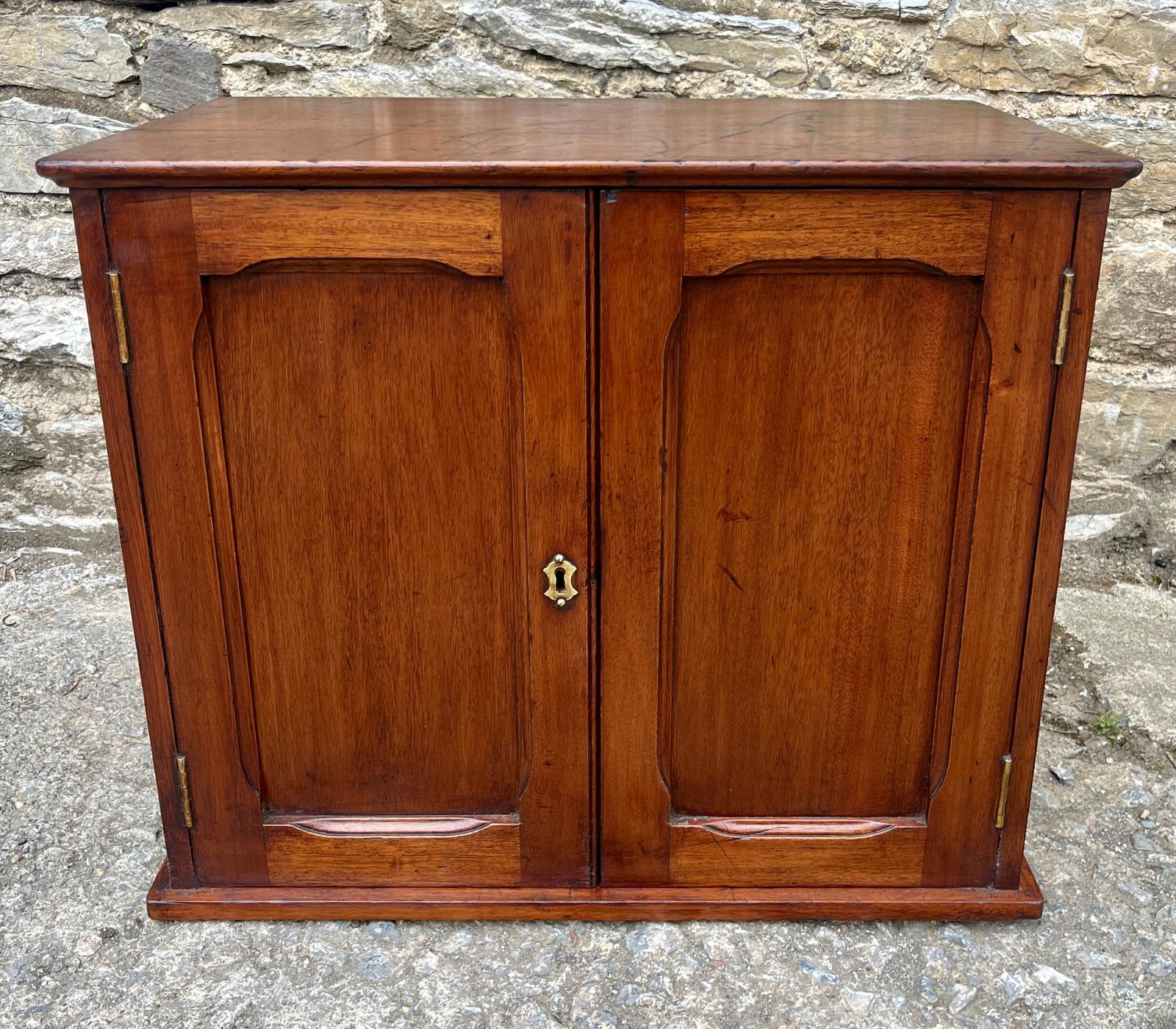 Antique Mahogany Postmaster’s Cabinet (1 of 20)