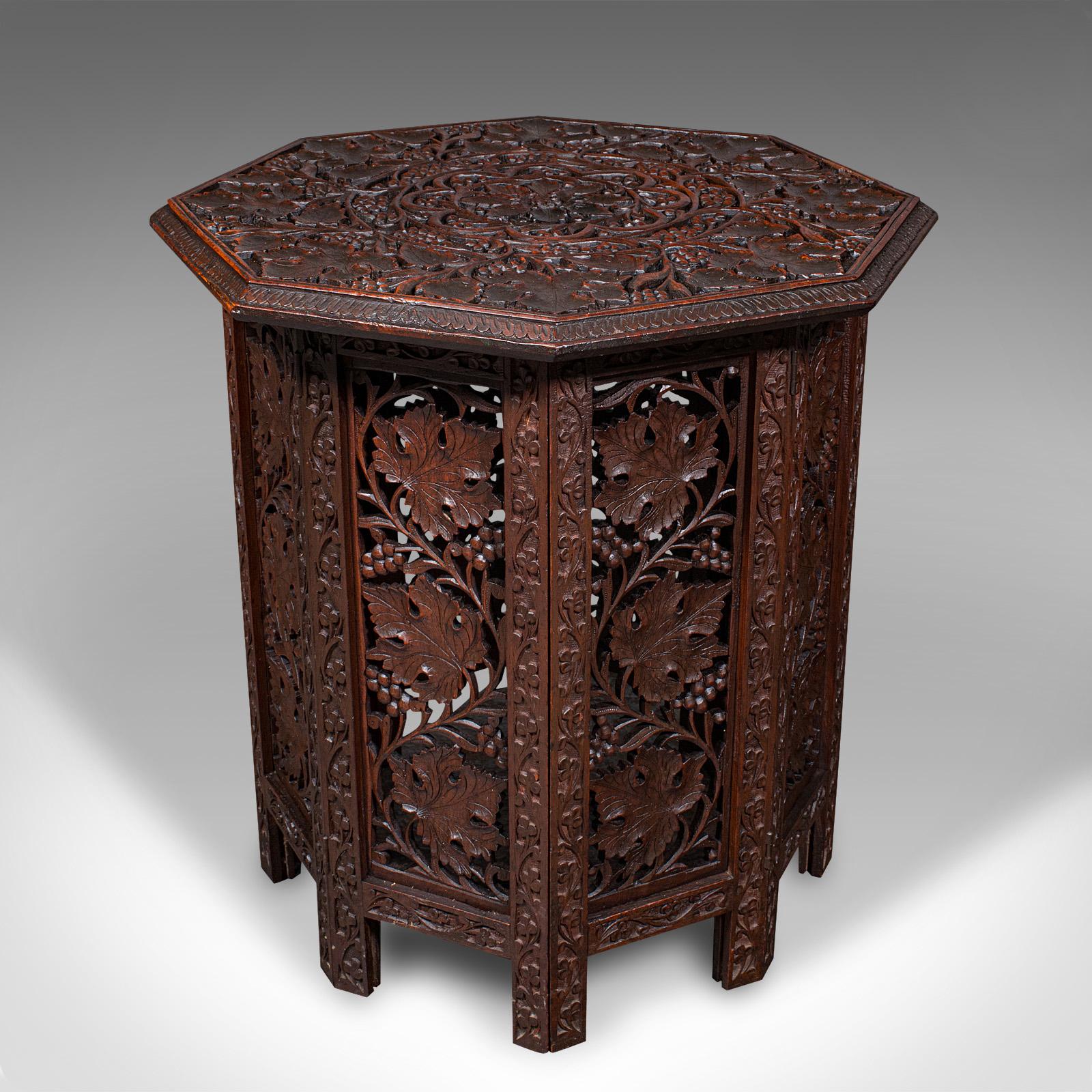 Antique Folding Colonial Tea Table, Indian Teak, Occasional, Campaign, Victorian (1 of 9) Antique Folding Colonial Tea Table, Indian Teak, Occasional, Campaign, Victorian (1 of 9)