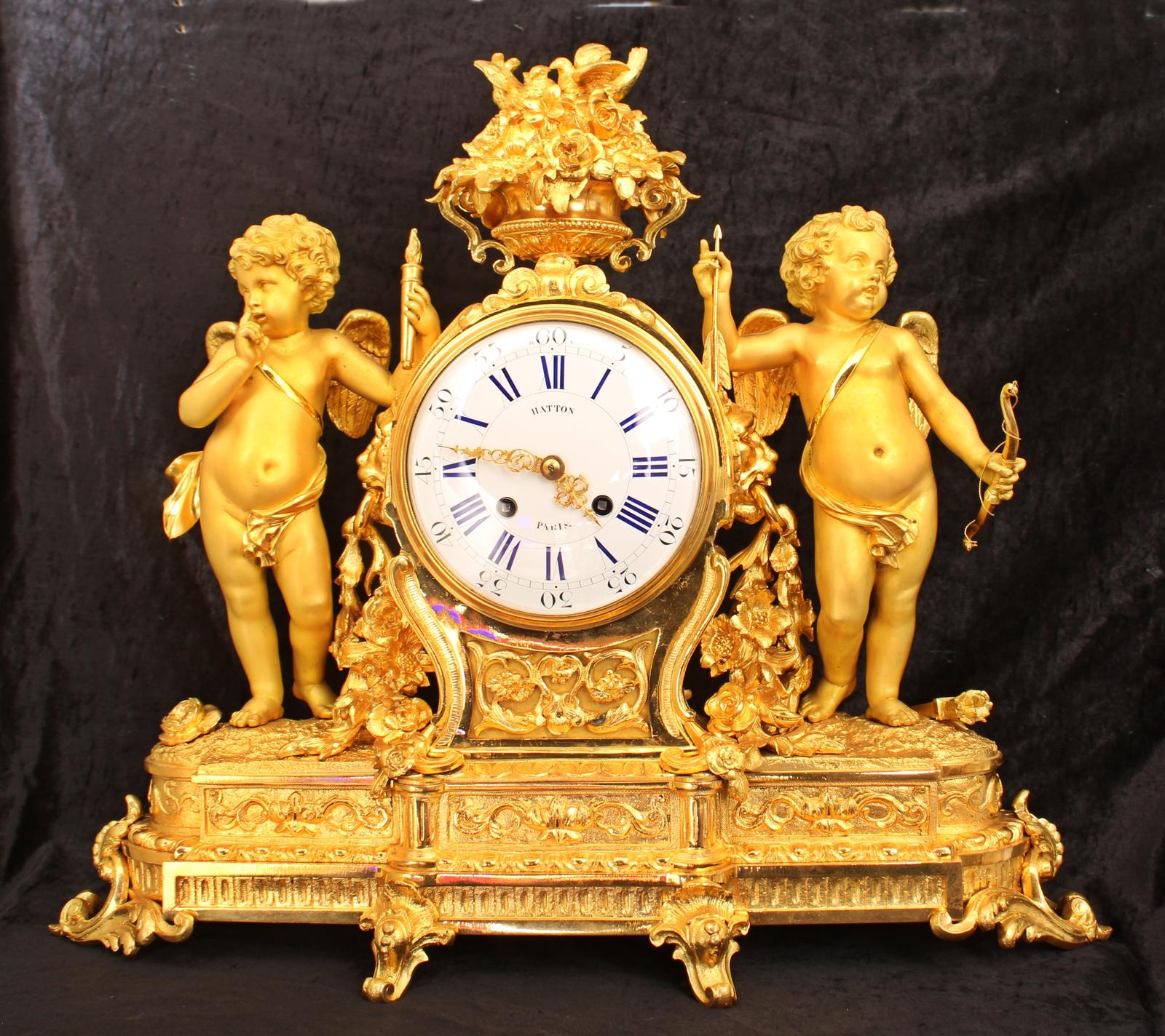 Magnificent Vincenti Antique French Ormolu Striking Mantel Clock (1 of 19) Magnificent Vincenti Antique French Ormolu Striking Mantel Clock (1 of 19)