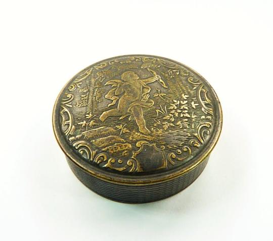 Antique French Powder Bowl Cupid (1 of 5)