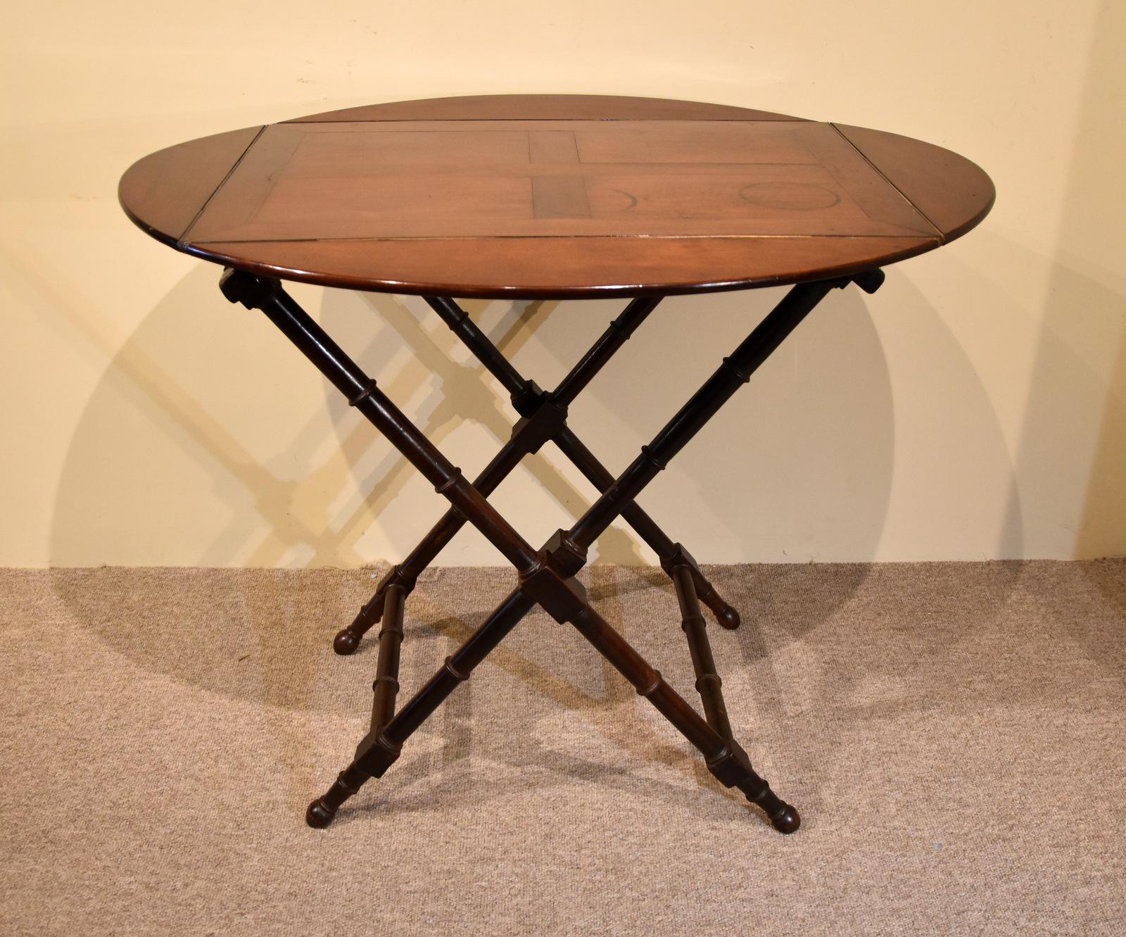 George III Rare Butlers Tray on Stand (1 of 7)