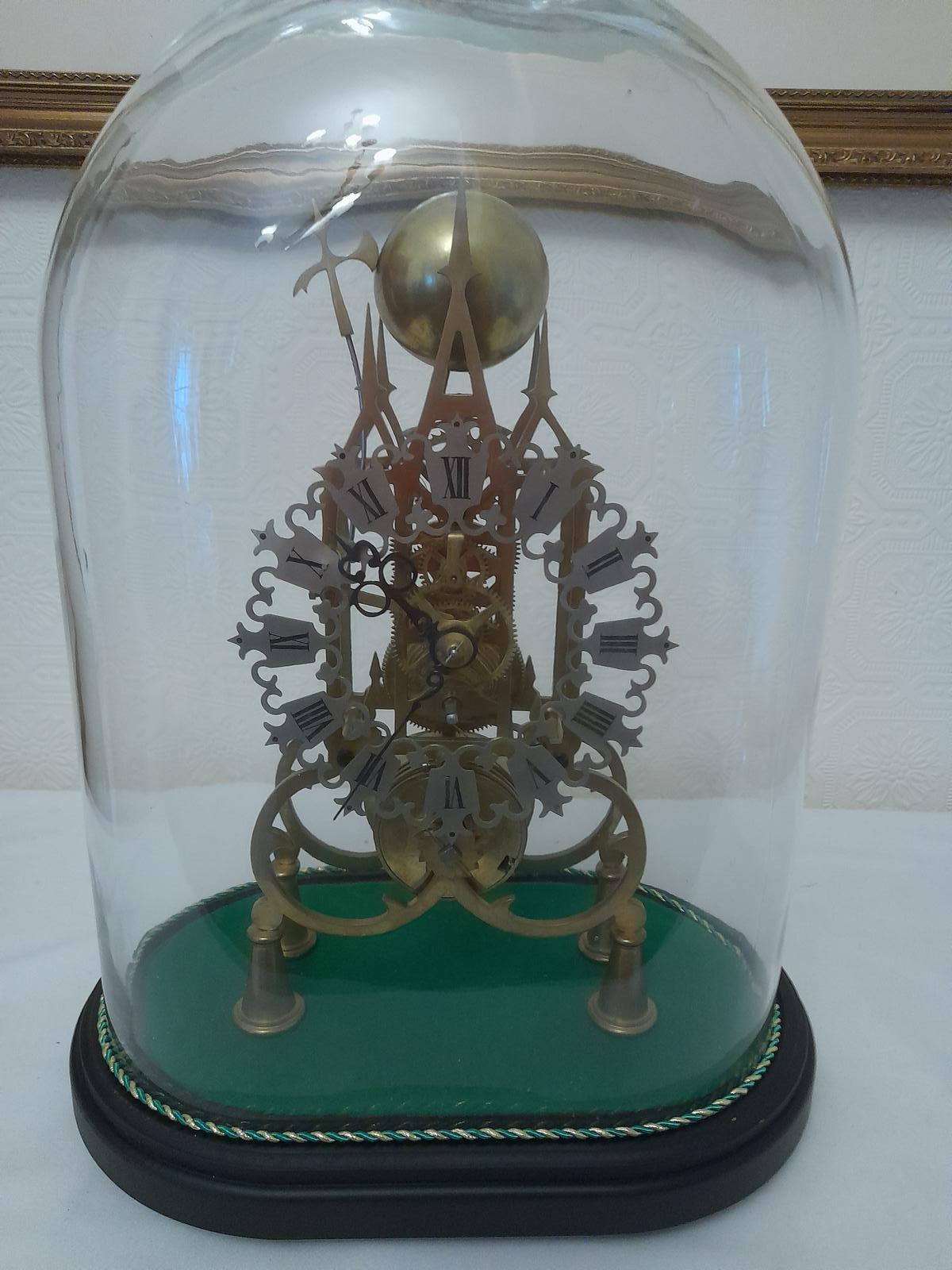 Glass Domed Skeleton Clock - Passing Strike (1 of 8)