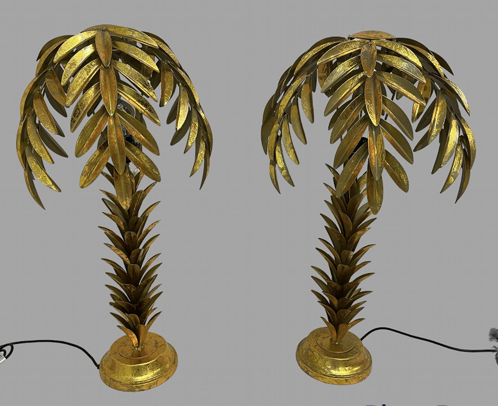 Pair of Palm Tree Lamps (1 of 4)