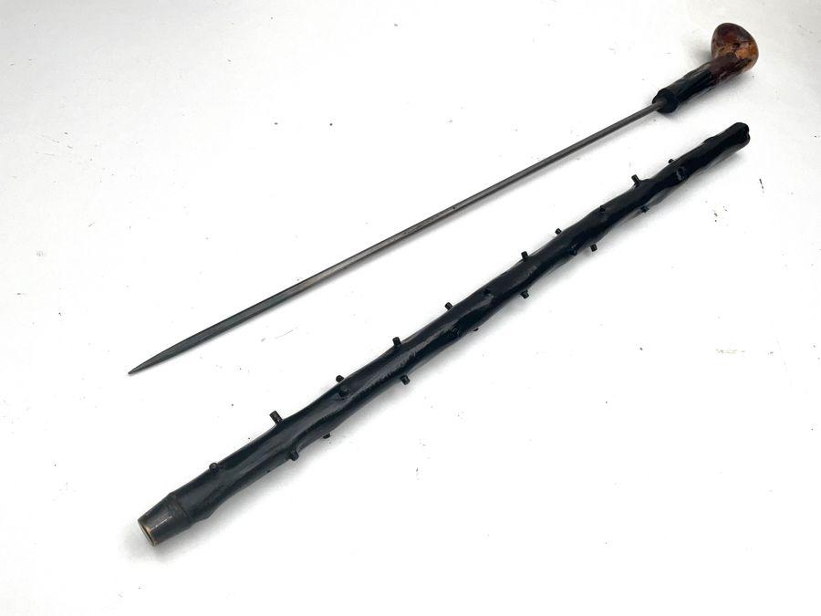 Irish Blackthorn Walking Stick / Sword Stick (1 of 20)