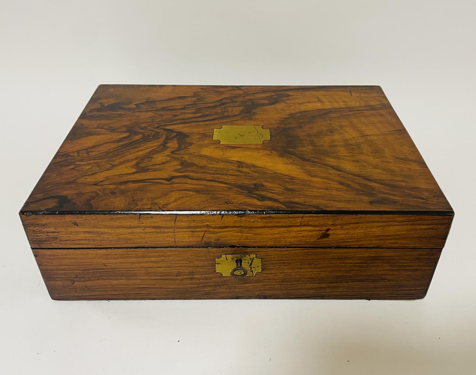 Antique Collectors Box with Key (1 of 17) Antique Collectors Box with Key (1 of 17)