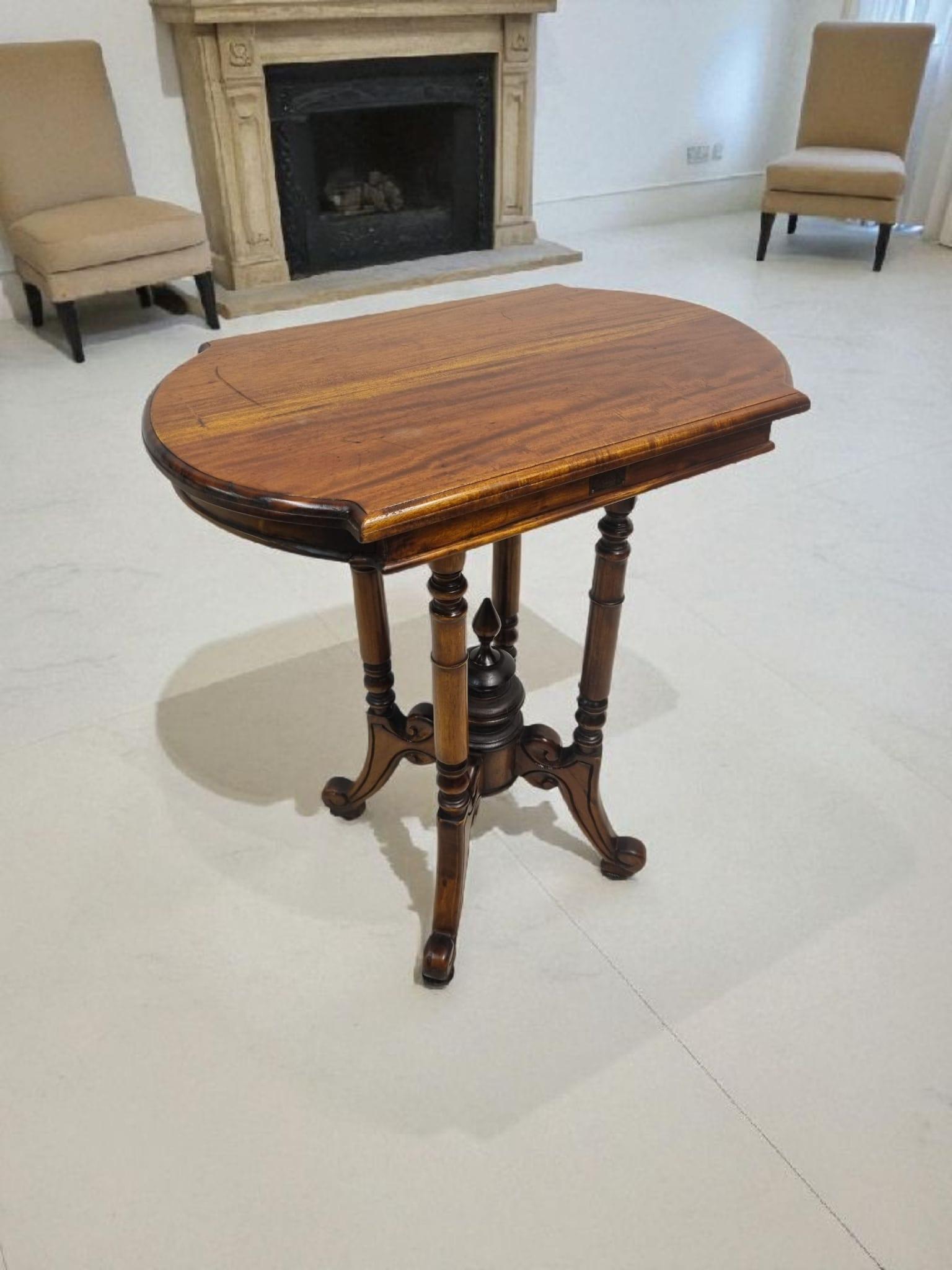 Vintage Mahogany Side Table / Handcrafted / Ancient Mariner / C1970 (1 of 10)