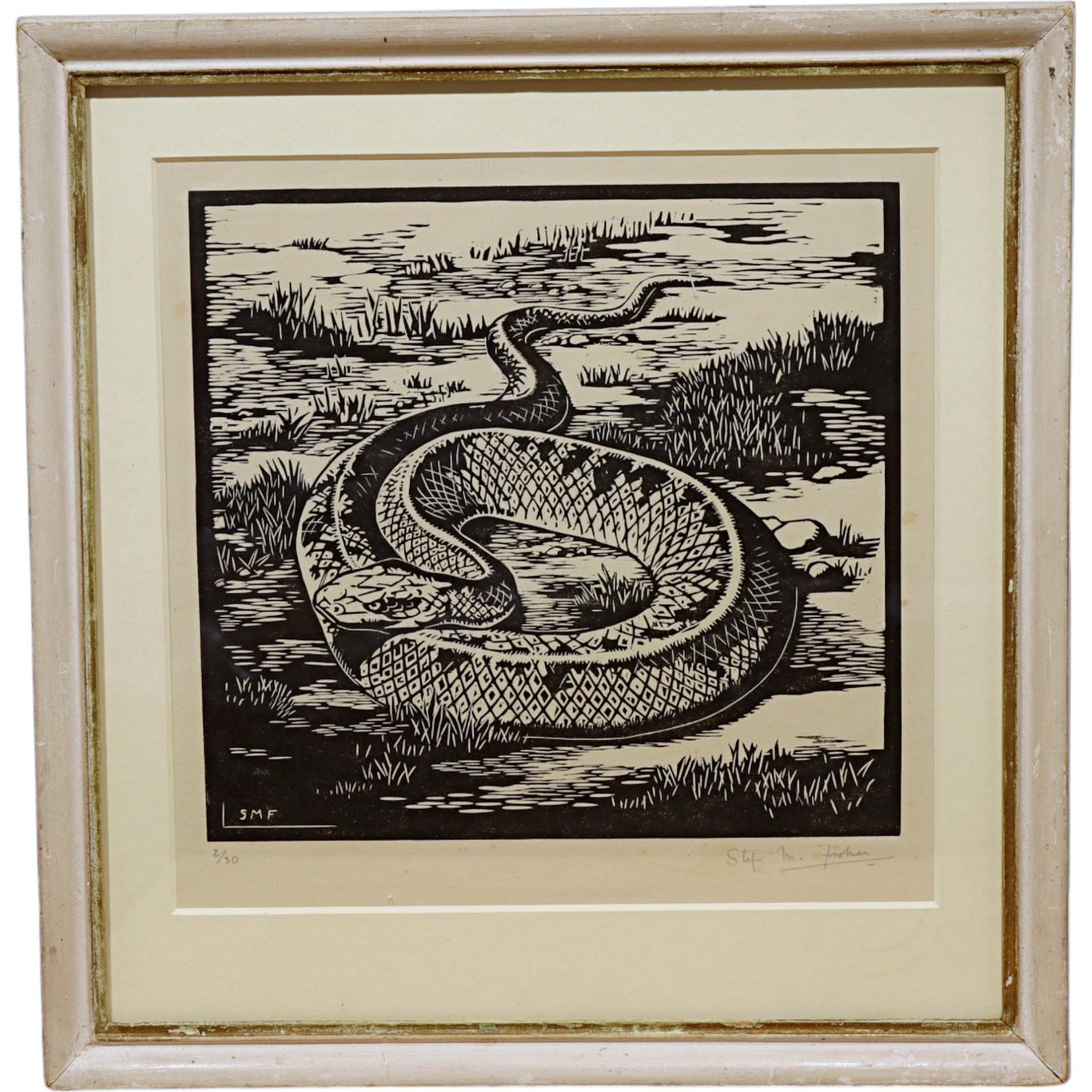 Stefani Melton Fisher, Screen Print, Adder (1 of 4) Stefani Melton Fisher, Screen Print, Adder (1 of 4)