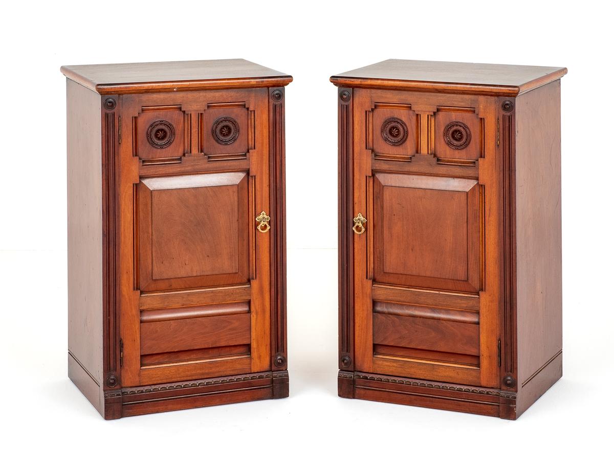 Pair of Arts and Crafts Style Mahogany Cabinets (1 of 7)