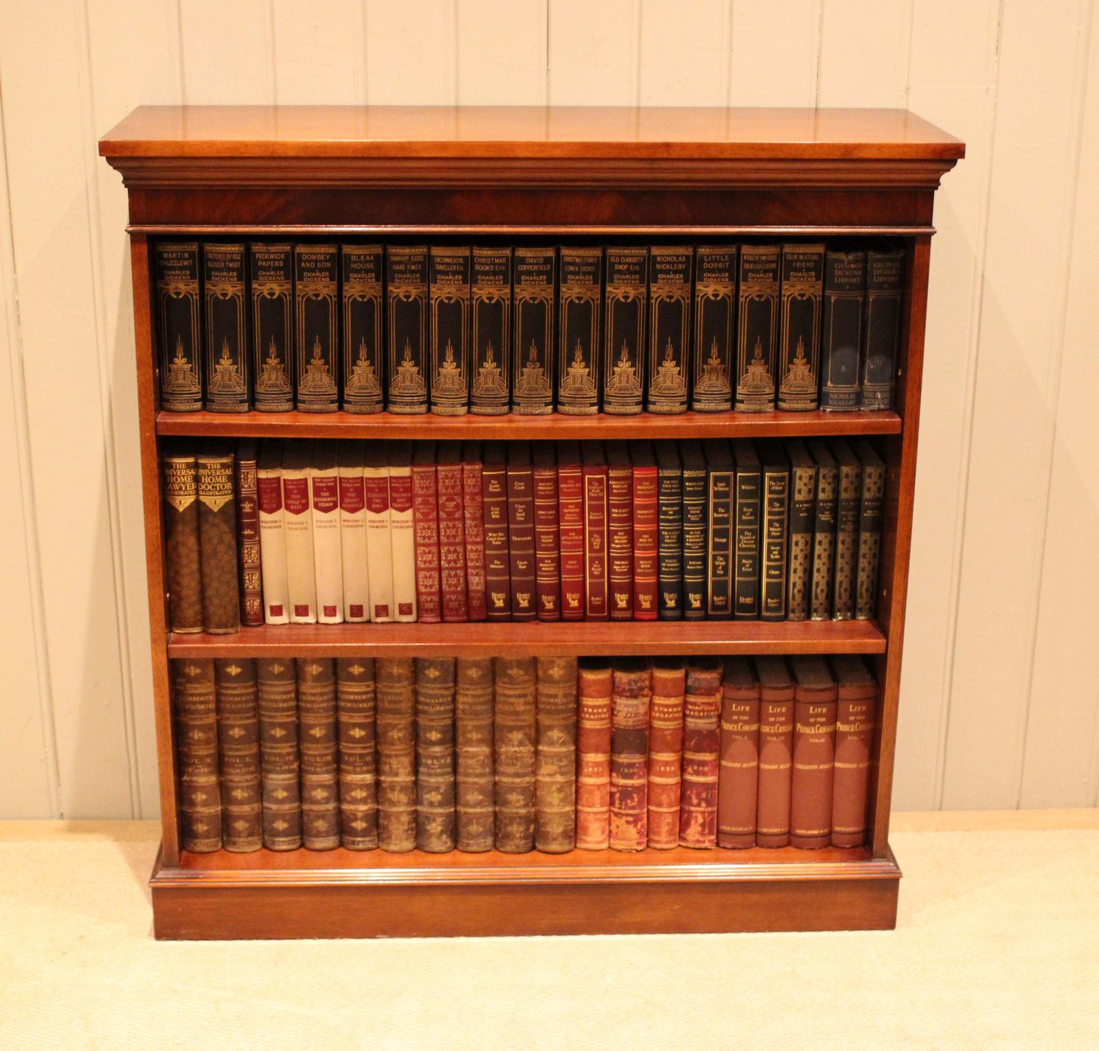 Mahogany Open Adjustable Bookcase (1 of 14) Mahogany Open Adjustable Bookcase (1 of 14)