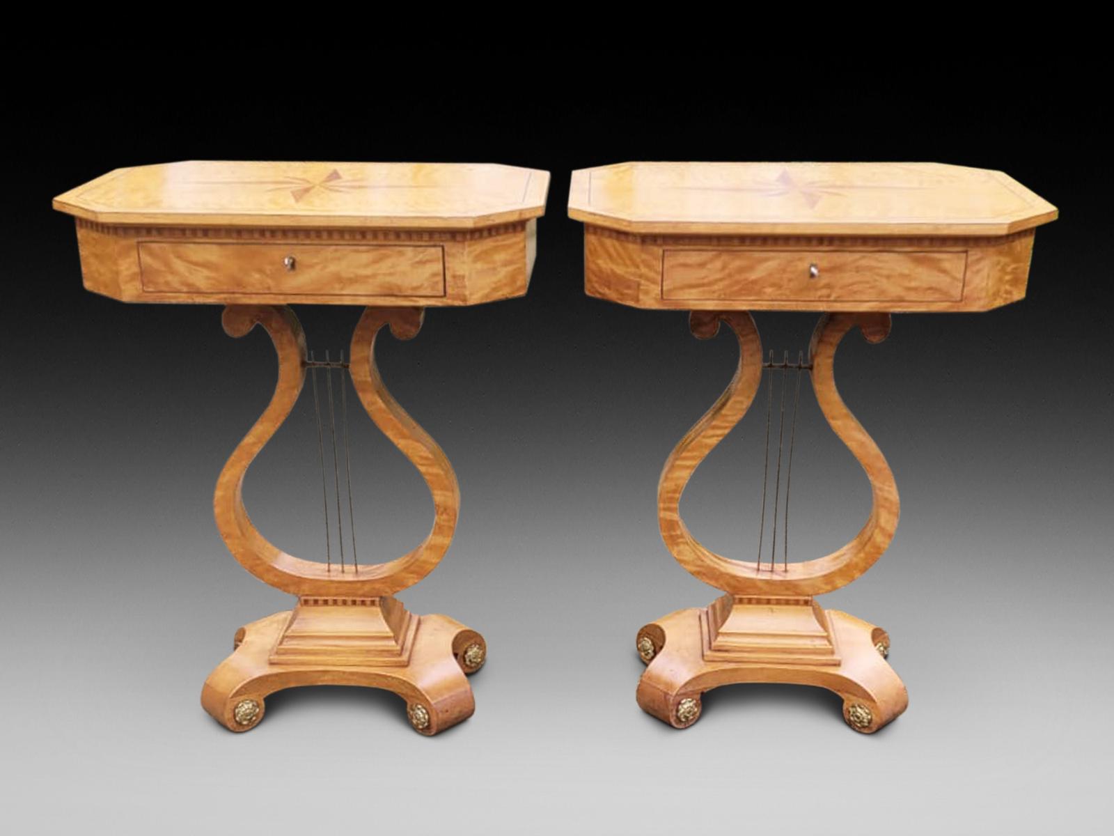 Pair of Art Deco Style Occasional Tables (1 of 4)