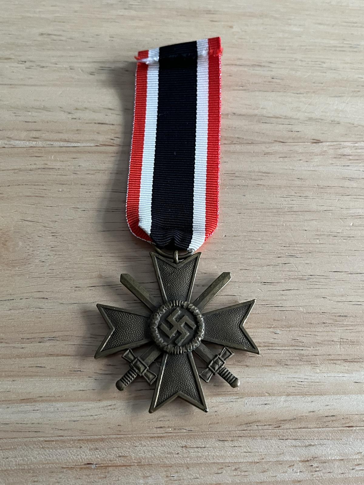 Third Reich German War Merit Cross with Swords - Second Class - Maker Mark 32 (1 of 11) Third Reich German War Merit Cross with Swords - Second Class - Maker Mark 32 (1 of 11)