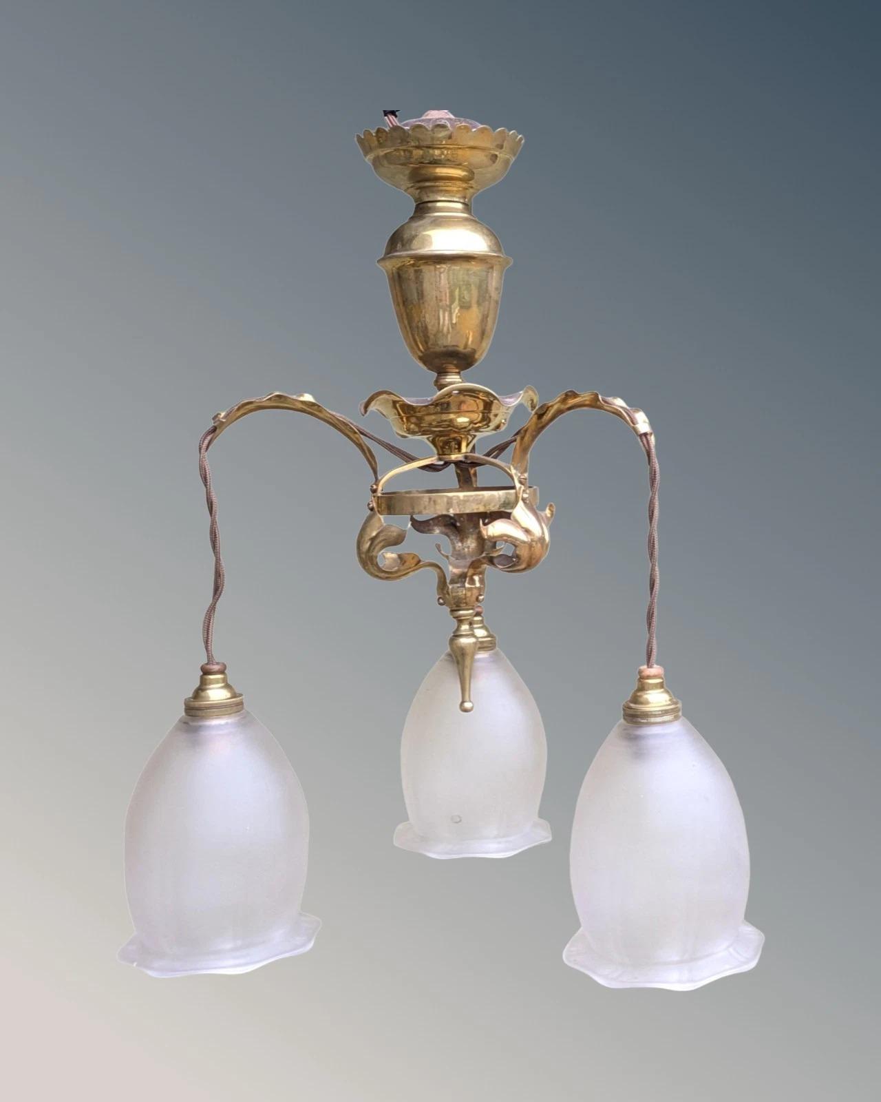 Superb 19th Century Chandelier Manner of W.A.S. Benson (1 of 6)