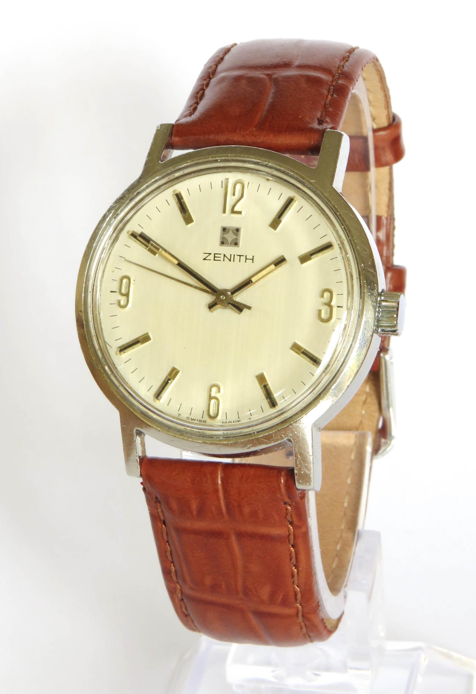 Watch: Gents 1970s Zenith Surf Wrist Watch (1 of 5) Watch: Gents 1970s Zenith Surf Wrist Watch (1 of 5)