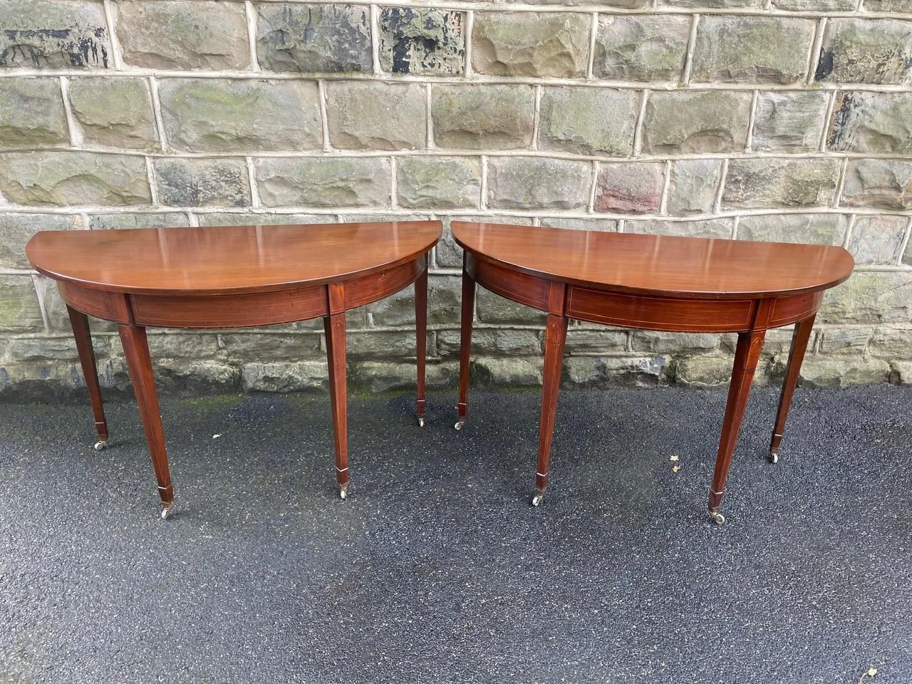 Pair of George III Mahogany Console Tables Side Tables (1 of 13) Pair of George III Mahogany Console Tables Side Tables (1 of 13)