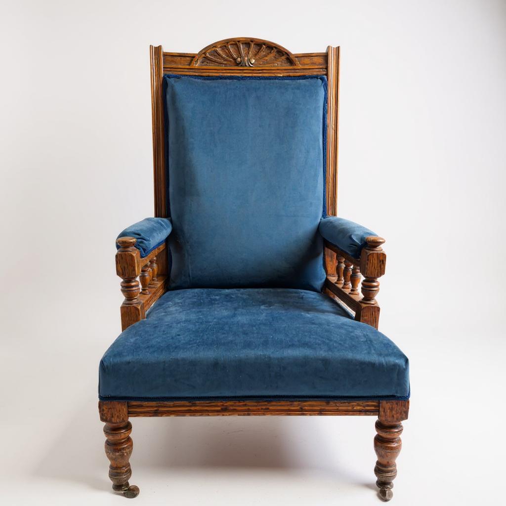 Victorian Oak Nursing Armchair with Carved Back, C1880–1900 (1 of 13) Victorian Oak Nursing Armchair with Carved Back, C1880–1900 (1 of 13)