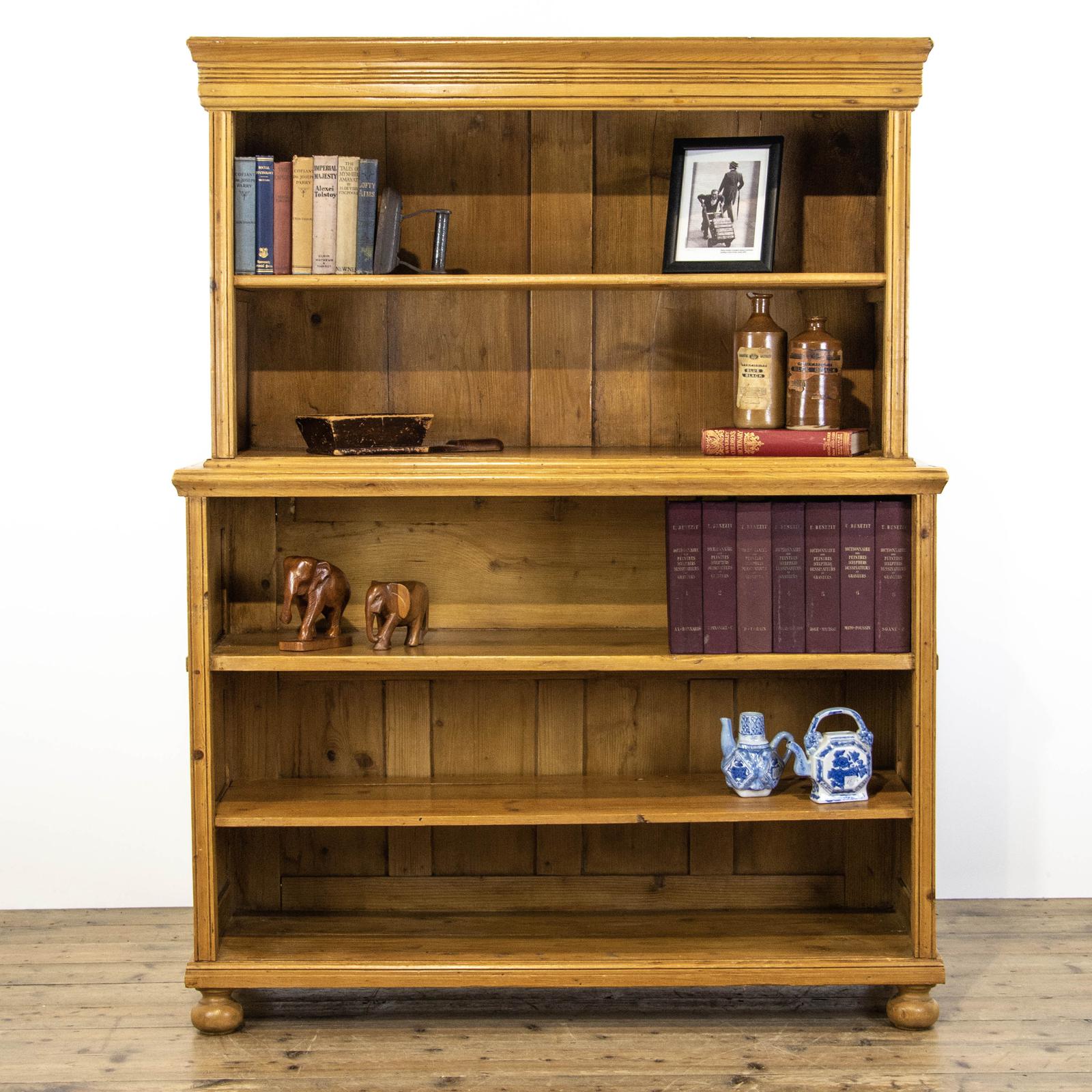 Large Antique Pine Bookcase (1 of 7) Large Antique Pine Bookcase (1 of 7)