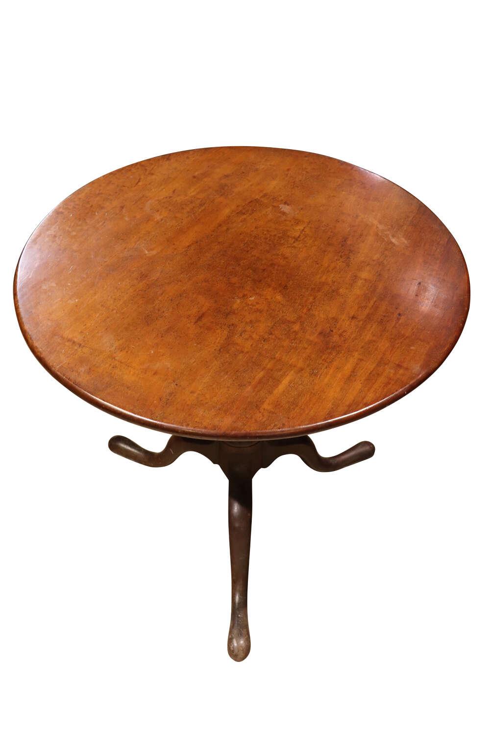 George III Mahogany Tilt-top Tripod Table (1 of 3)