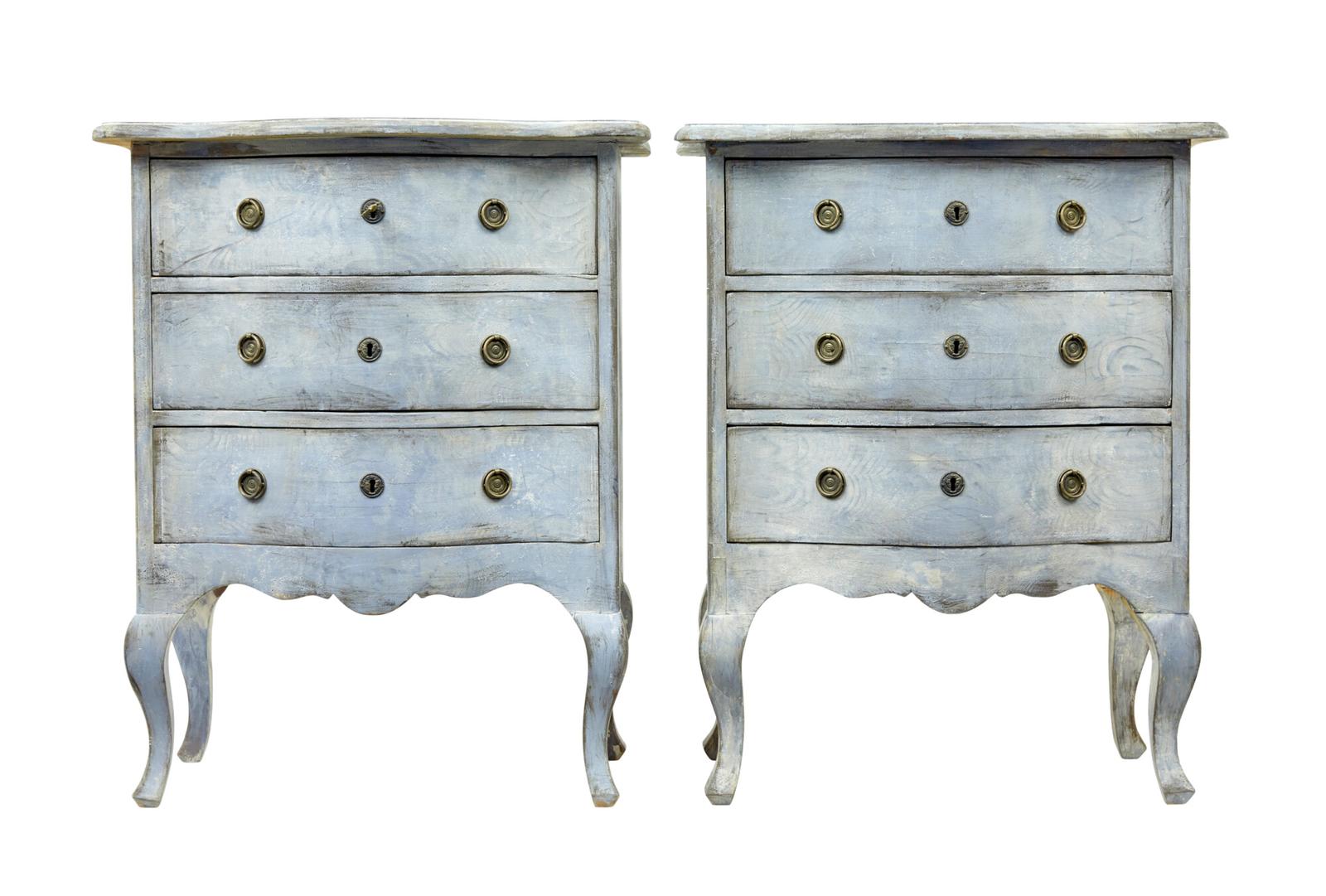 Pair of 19th Century Painted Swedish Commodes (1 of 8) Pair of 19th Century Painted Swedish Commodes (1 of 8)
