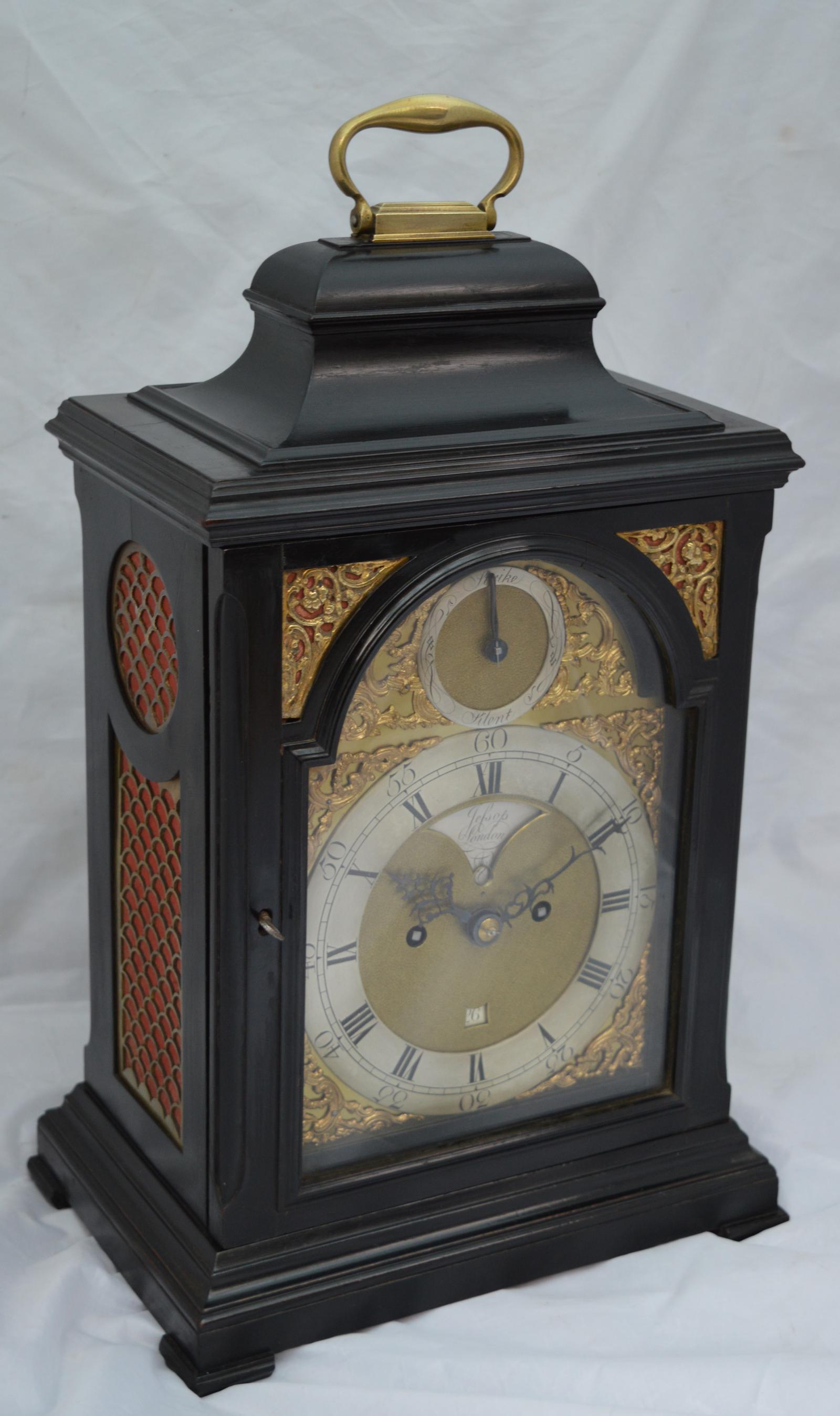 Josia Jessop London Twin Fusee Bracket Table Clock (1 of 10) Josia Jessop London Twin Fusee Bracket Table Clock (1 of 10)